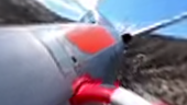 Fighter jet shot in 360° degree video