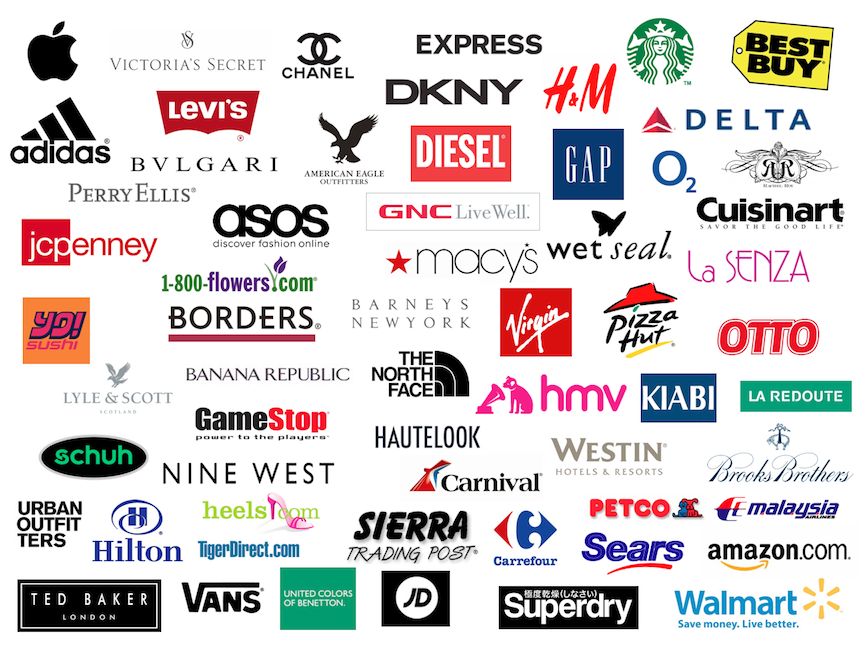retail stores logos